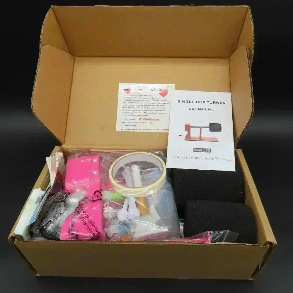 Cup Turner Tumbler Spinner Cup Epoxy Cup New in Box
